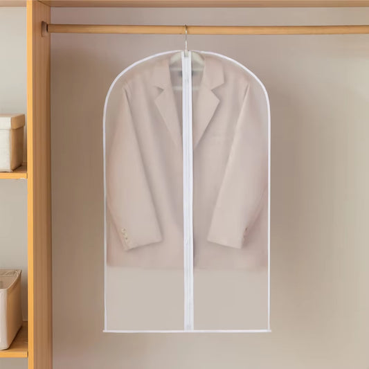 Protect Your Wardrobe with Our Durable Dust Proof Garment Cover Bag – Fully Enclosed with Zipper for Ultimate Clothing Storage!